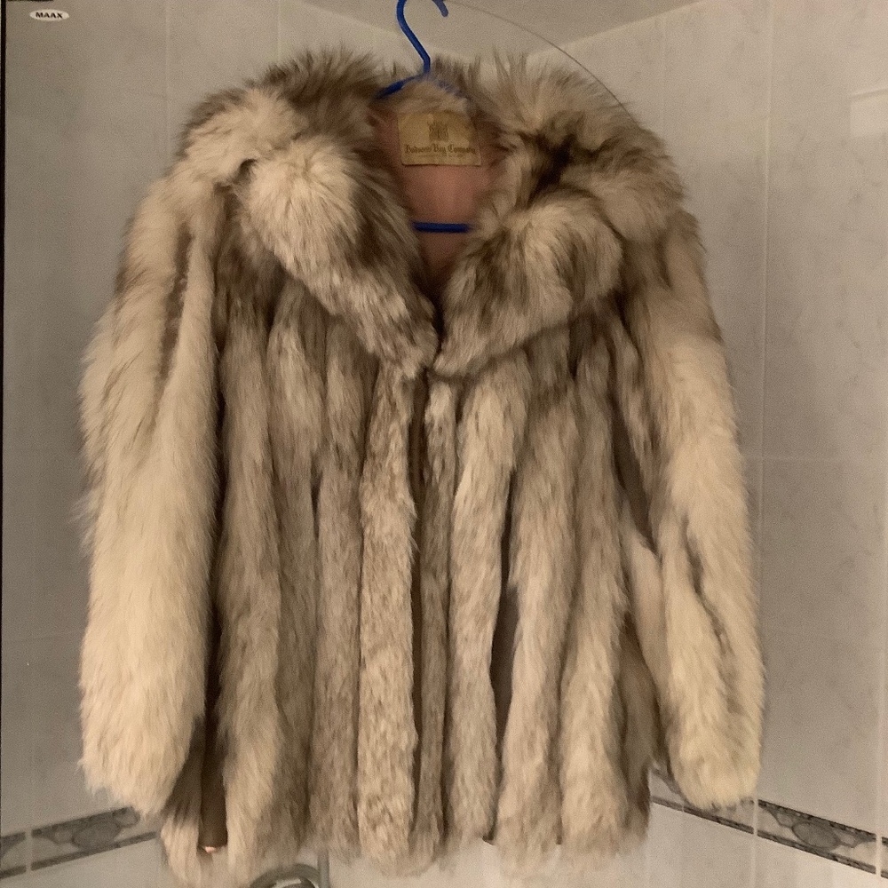 Vintage fox fur jacket